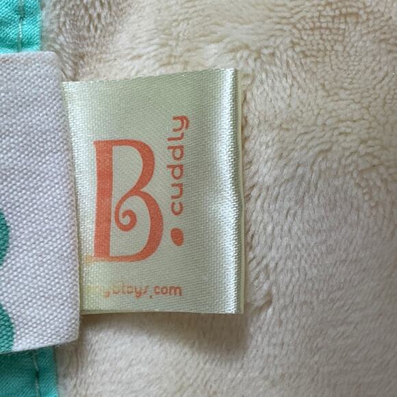 B. toys Baby Bunny Lovey Beige Rabbit Plush Security Blanket Crinkle Leaf Unisex - Picture 4 of 15